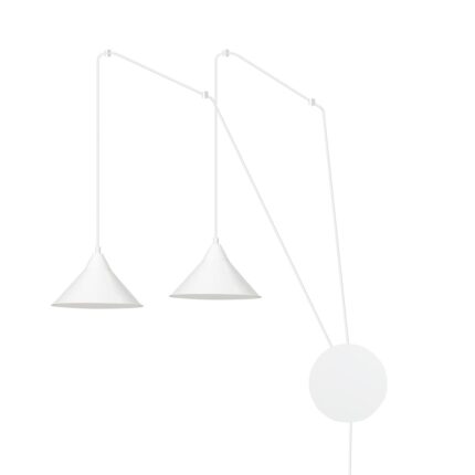 Abrim 2 White Pendant Lamp