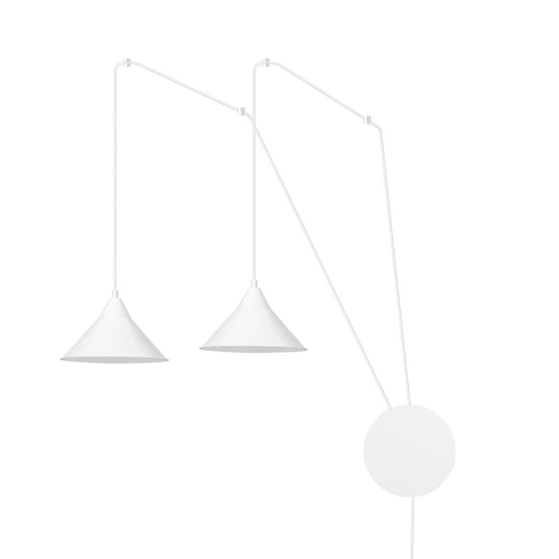 Abrim 2 White Pendant Lamp