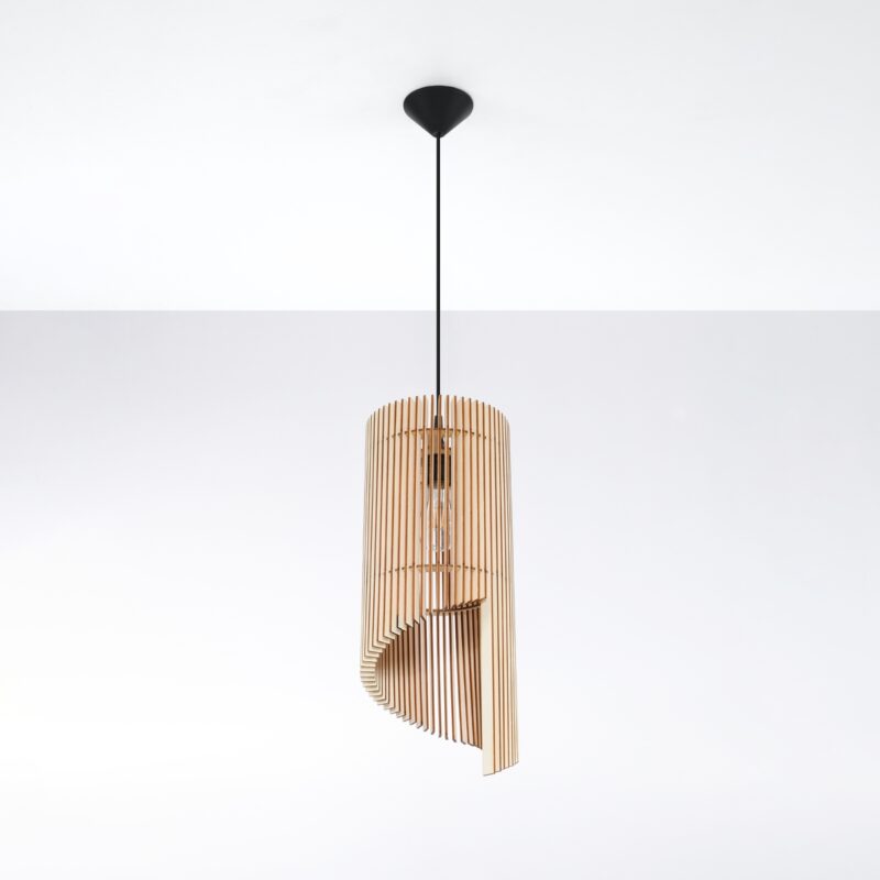 Alex Pendant lamp wood Image 2