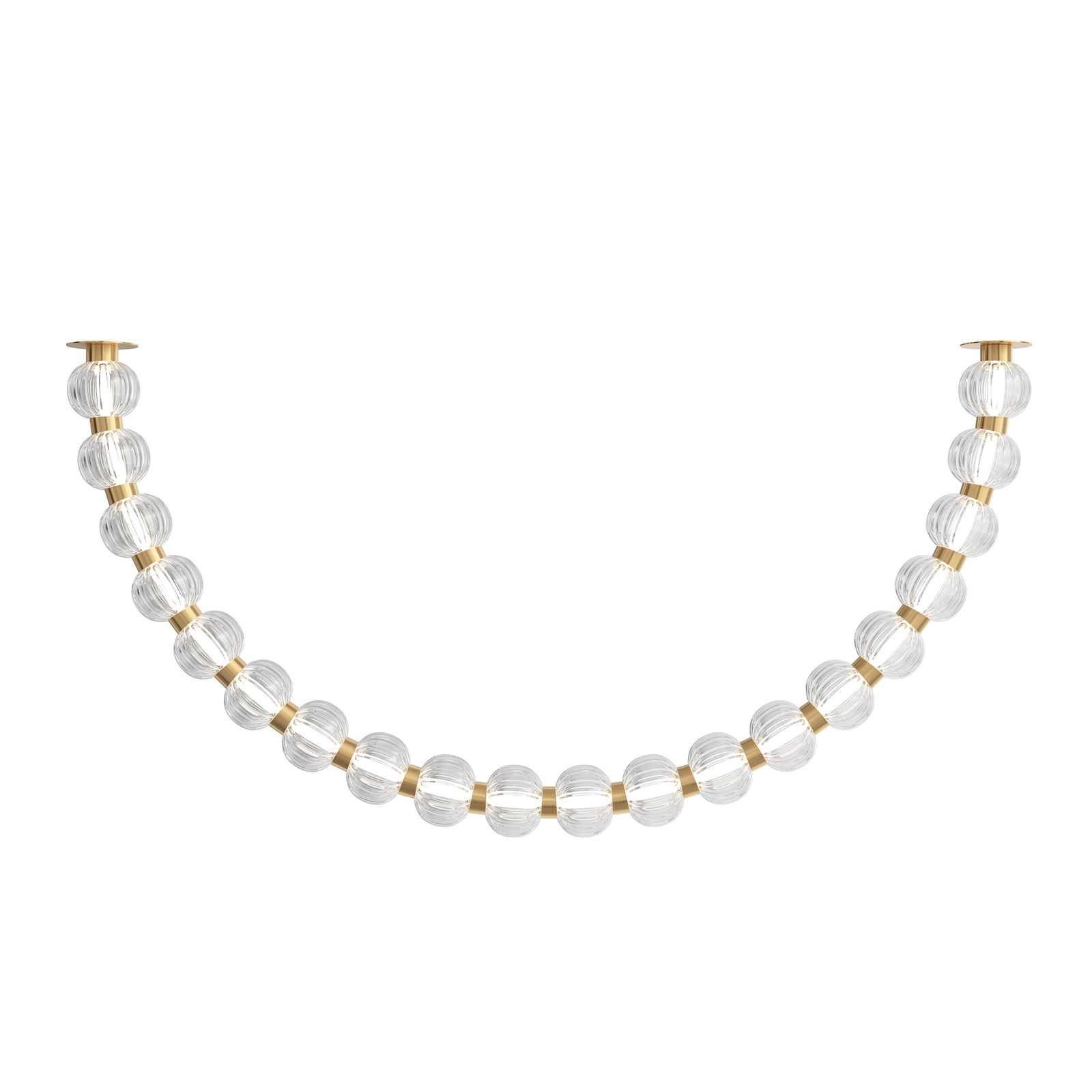 Amulet Gold Ceiling luminaire, Metal Amulet Gold Ceiling luminaire, Metal