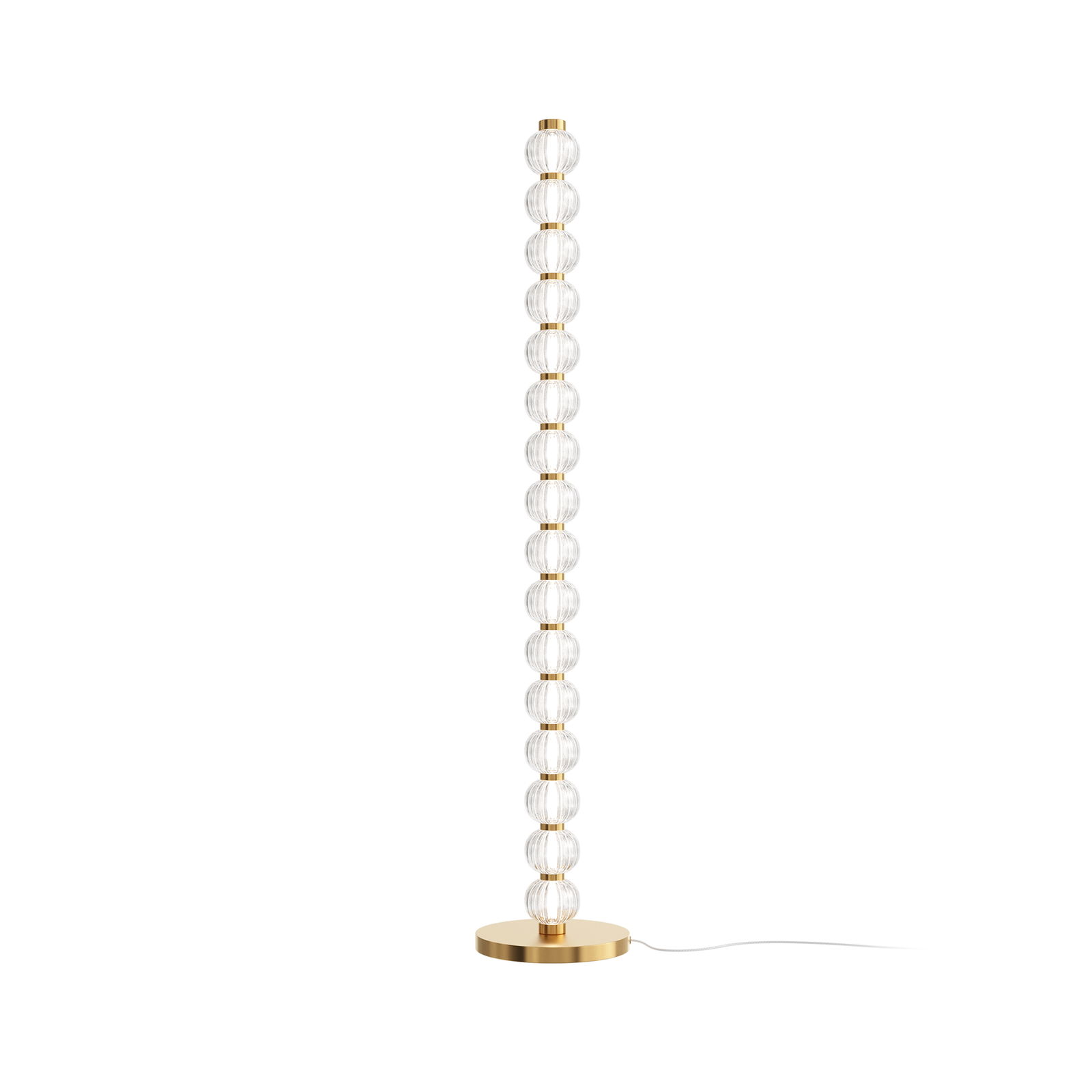 Amulet Gold Floor lamp, Metal Amulet Gold Floor lamp, Metal
