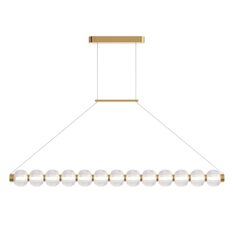 Amulet Gold Pendant luminaire , Metal