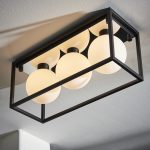 Vamp Ceiling Light, 3 Lamp, Rectangle Frame, IP44