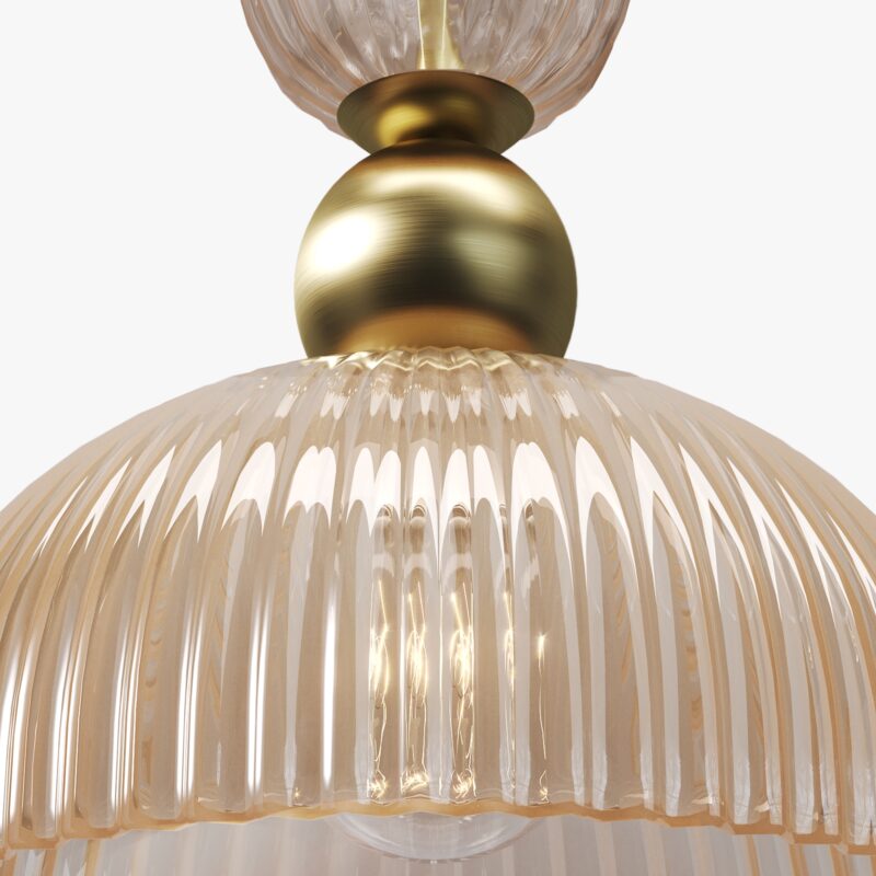 Antic Gold Pendant luminaire , Metal Image 2