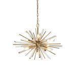 Starburst Medium Pendant Lamp, Antique Brass, Glass, 60cm