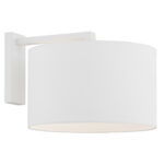 Arin Wall Light, 1 Lamp, White Fabric Shade