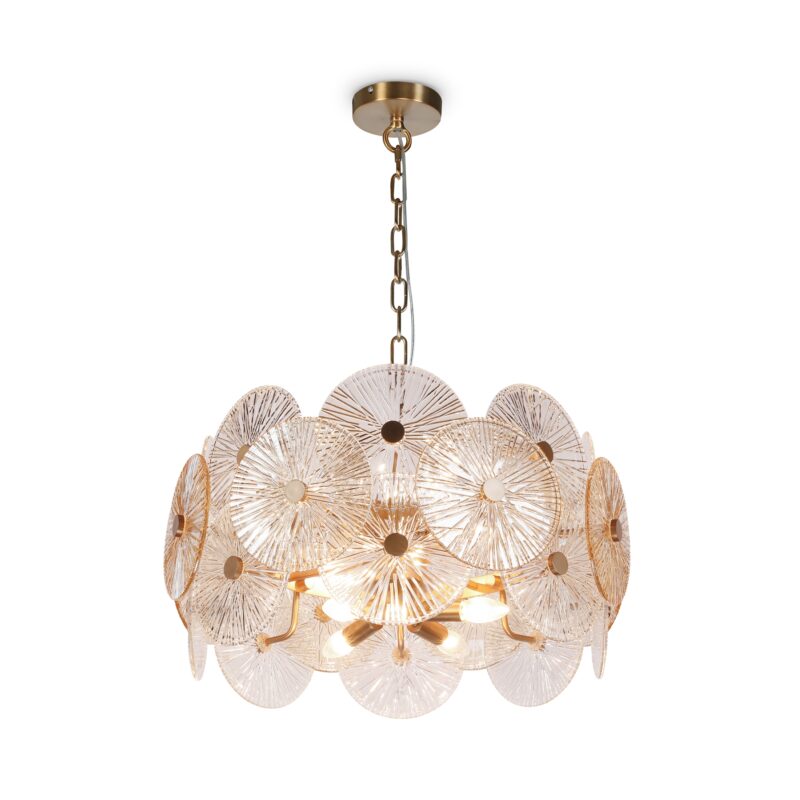 Aster Gold Pendant luminaire , Metal Image 3
