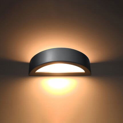 Atena Wall lamp ceramic grey Image 3