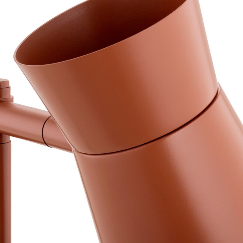 nard adjustable desk lamp, terracotta, 45cm height