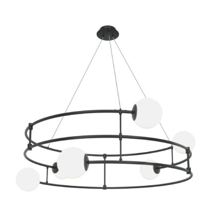 Balance Black Pendant luminaire , Metal