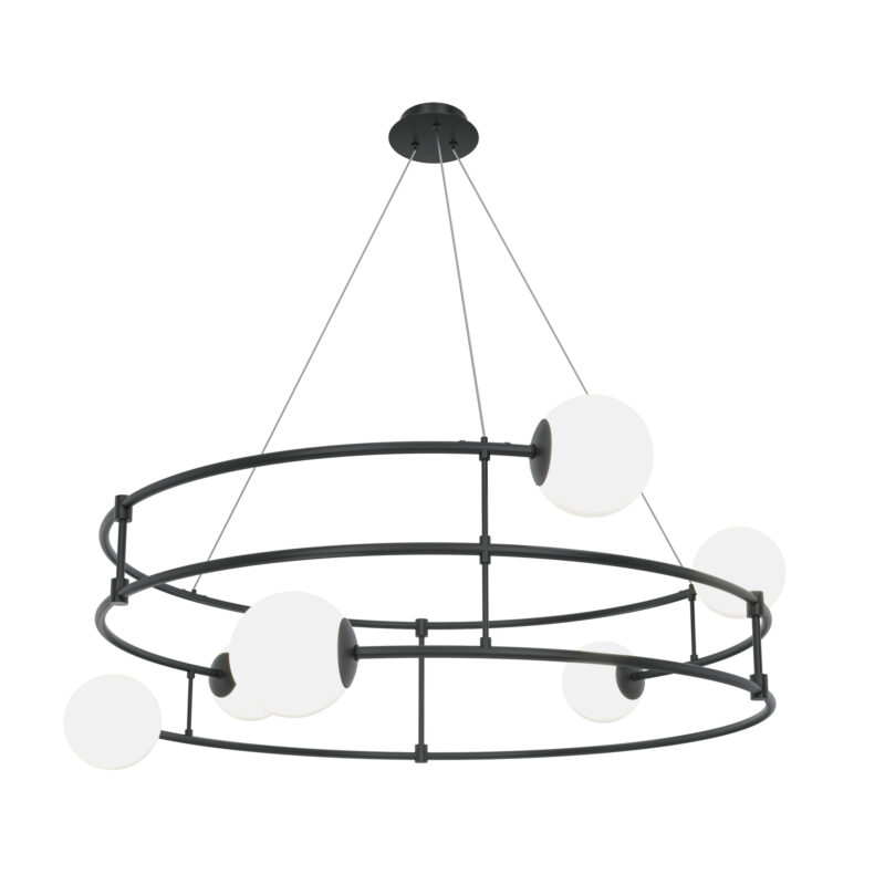 Balance Black Pendant luminaire , Metal