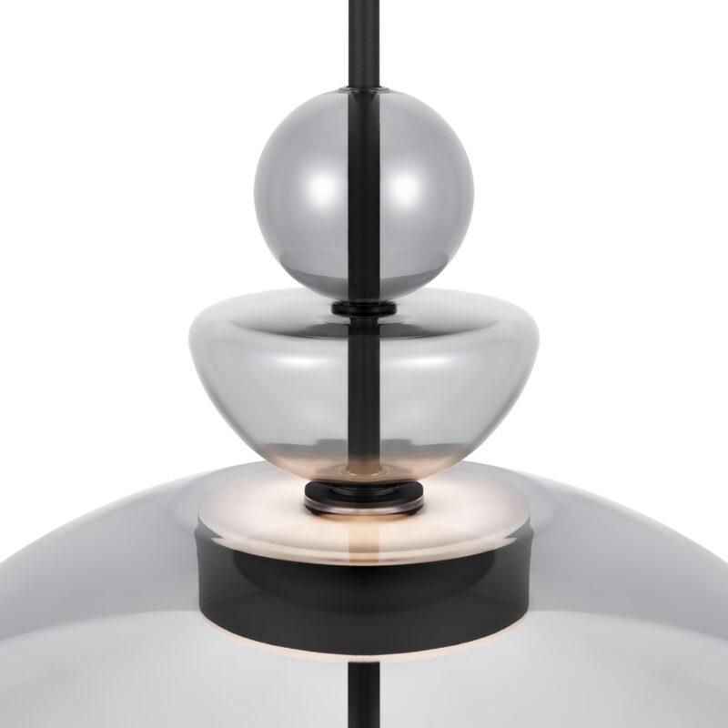 Bangkok Black Pendant luminaire , Metal Image 2