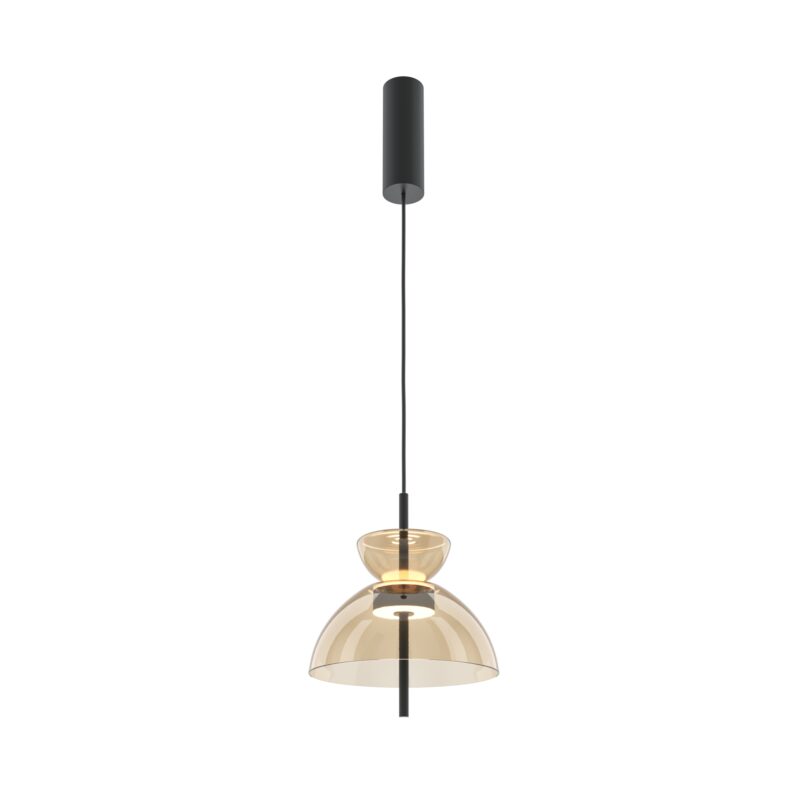 Bangkok Black Pendant luminaire , Metal