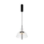 Bangkok Mini LED Pendant Light, Clear Glass, 3000k, 12w, 25cm