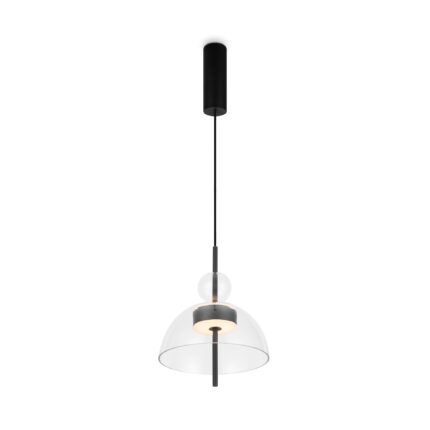 Bangkok Black Pendant luminaire , Metal