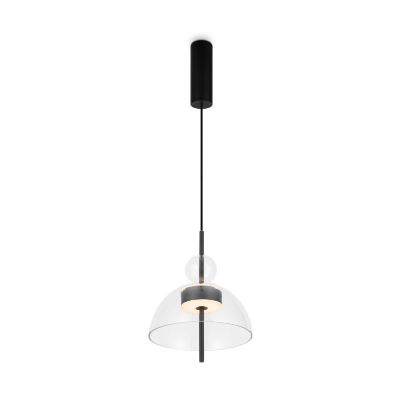 Bangkok Black Pendant luminaire , Metal