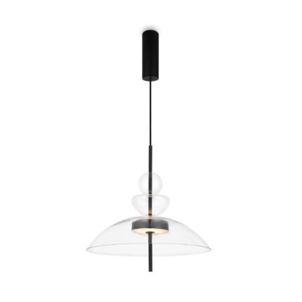 Bangkok Black Pendant luminaire , Metal