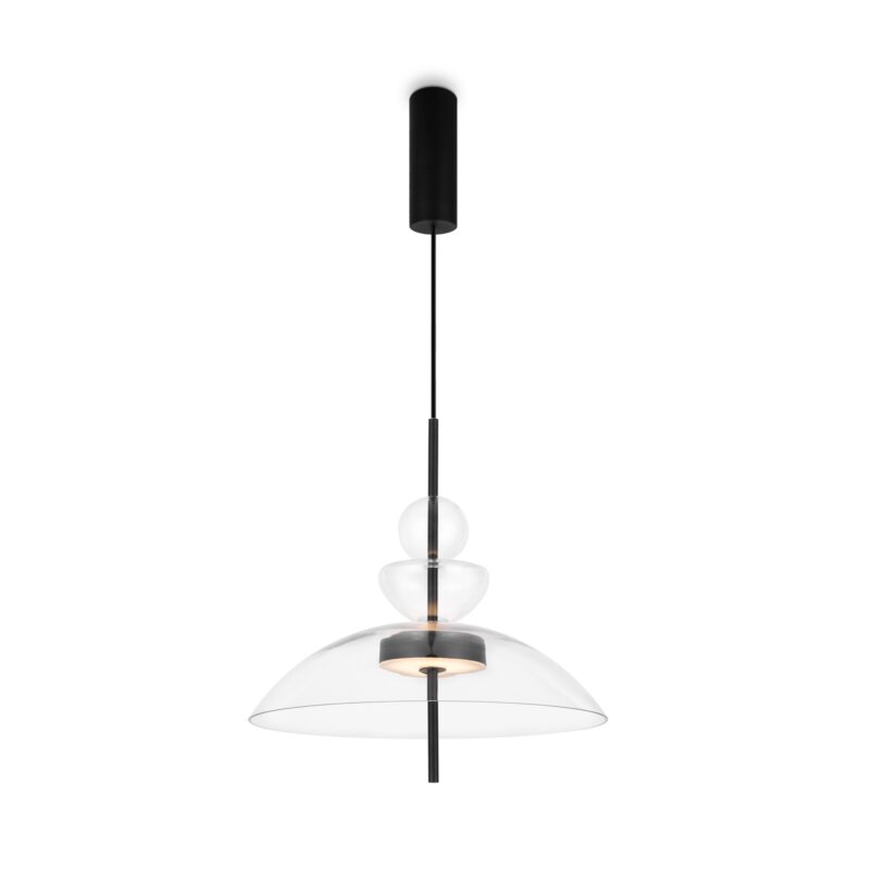 Bangkok Black Pendant luminaire , Metal