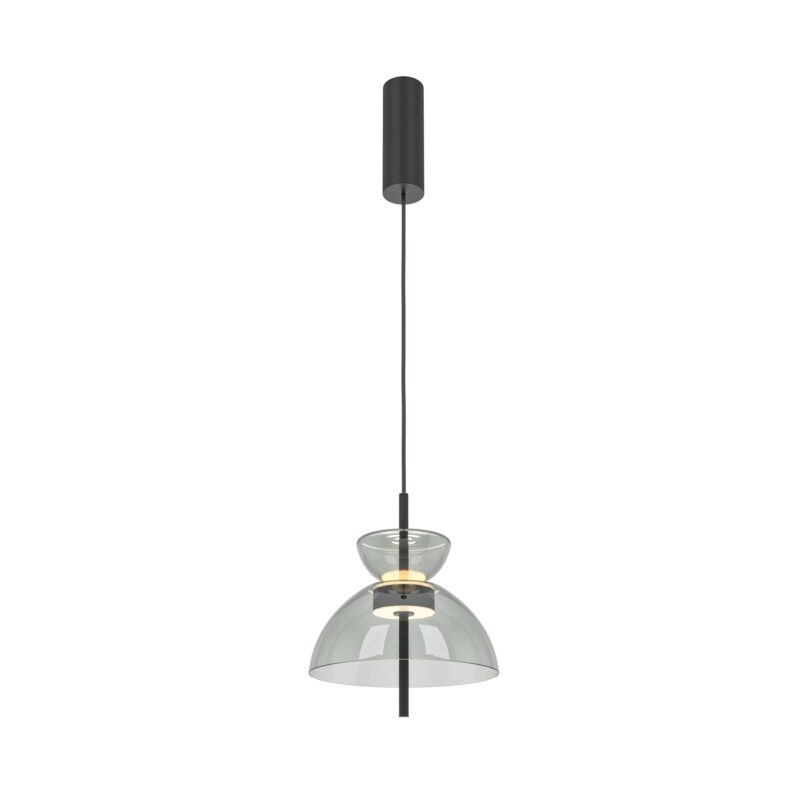 Bangkok Black Pendant luminaire , Metal