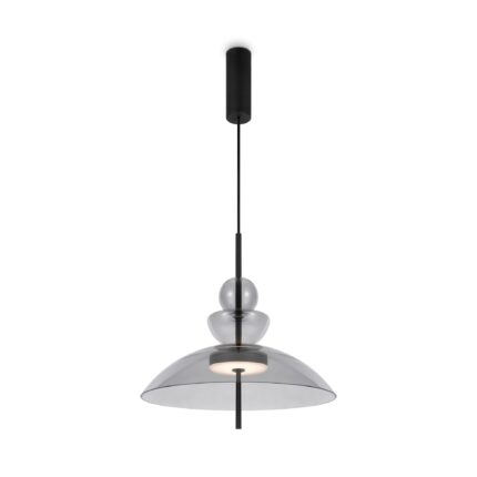 Bangkok Black Pendant luminaire , Metal