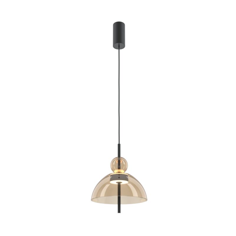 Bangkok Black Pendant luminaire , Metal