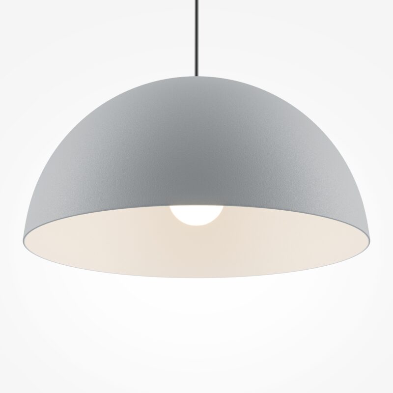 Basic colors Grey Pendant luminaire , Metal Image 3