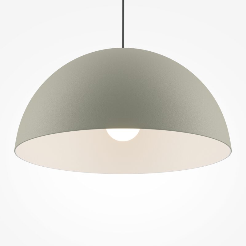 Basic colors Khaki Pendant luminaire , Metal Image 3