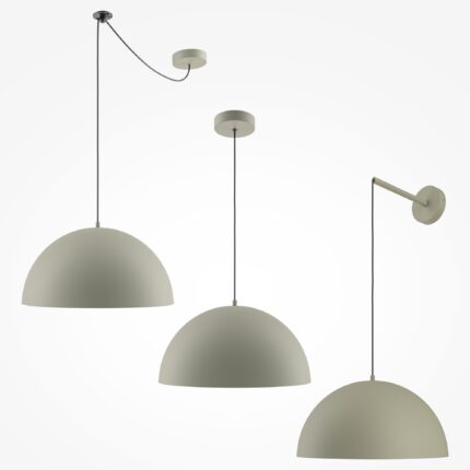 Basic colors Khaki Pendant luminaire , Metal Image 6