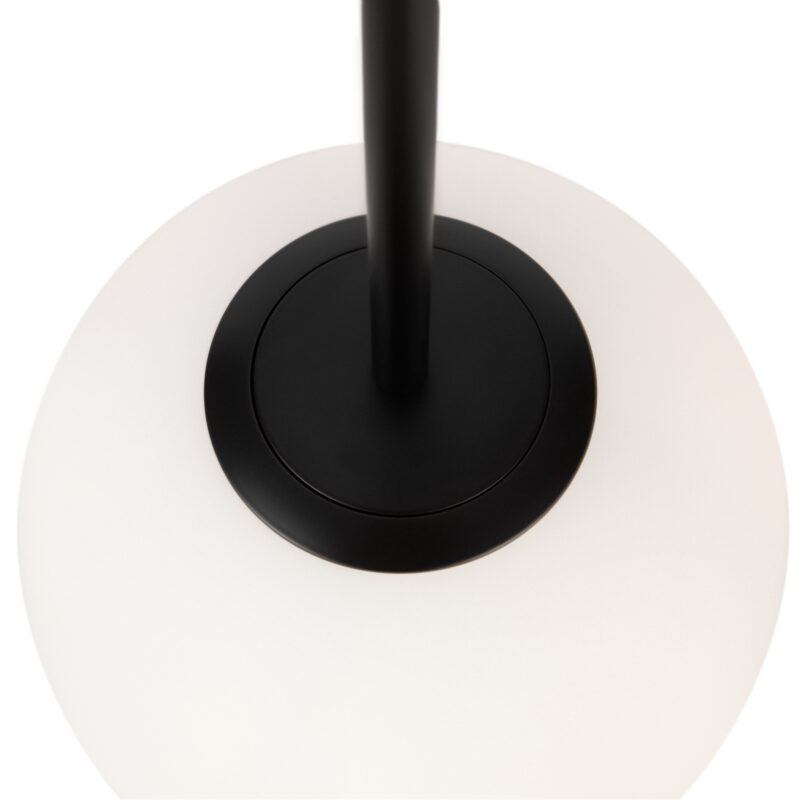 Basic form Black Pendant luminaire , Metal Image 2