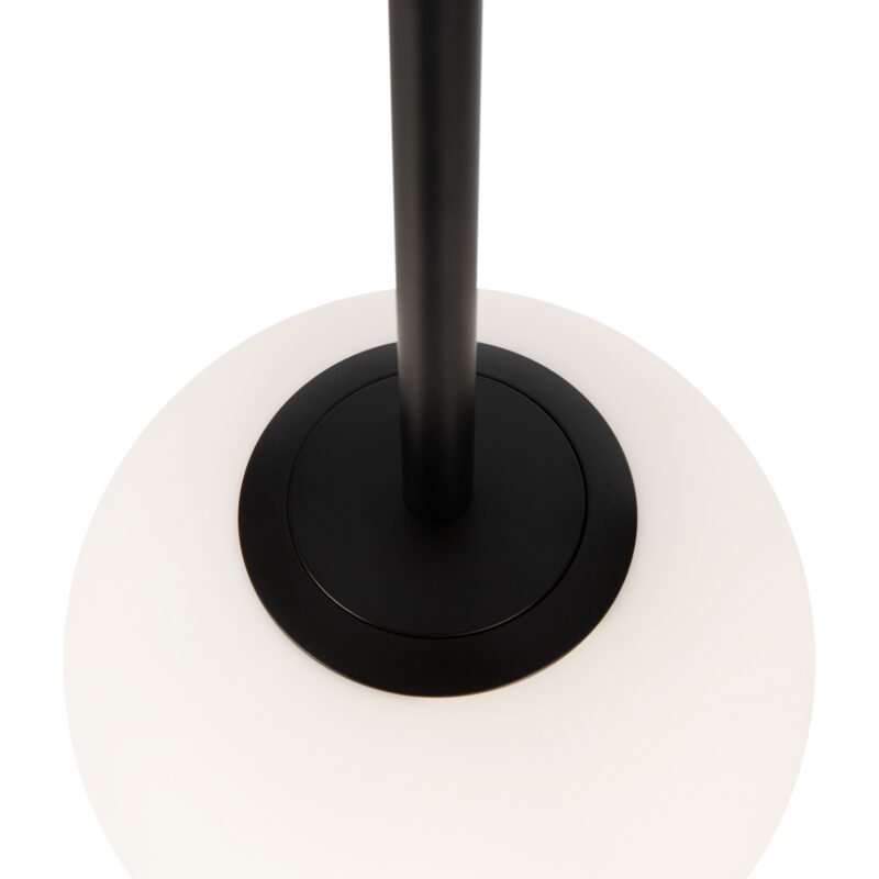 Basic form Black Pendant luminaire , Metal Image 3