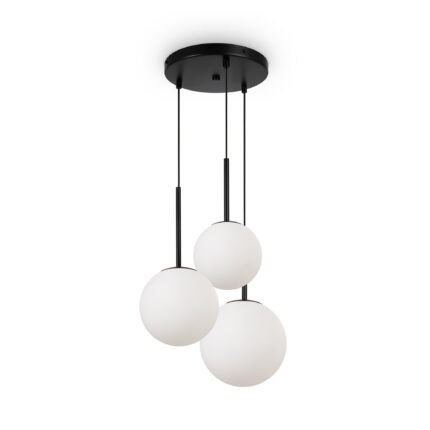Basic form Black Pendant luminaire , Metal