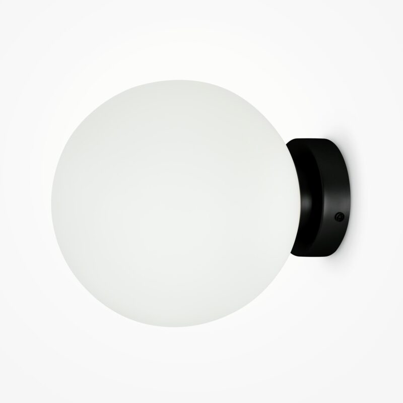 Basic form Black Wall luminaire (Sconce), Metal Image 2