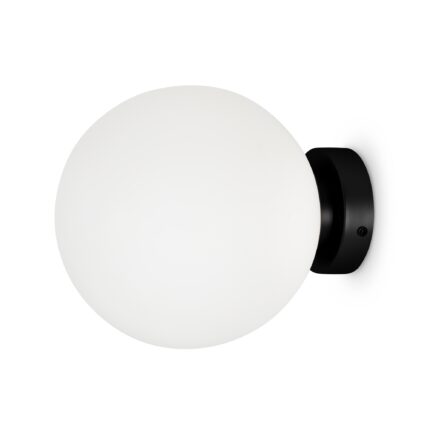 Basic form Black Wall luminaire (Sconce), Metal