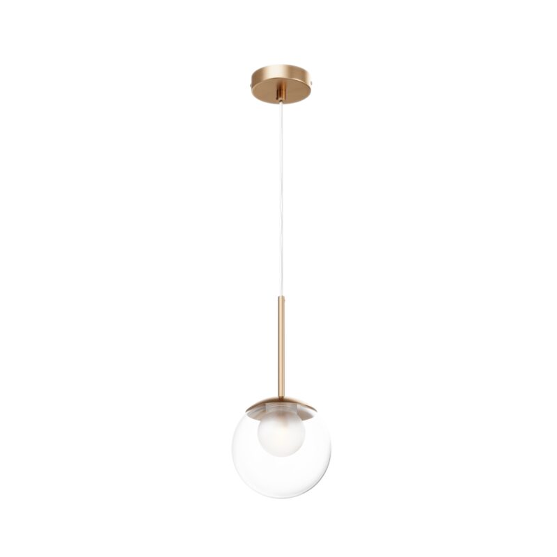 Basic form Gold Pendant luminaire , Metal