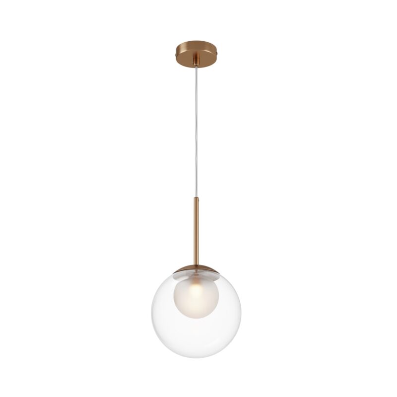 Basic form Gold Pendant luminaire , Metal