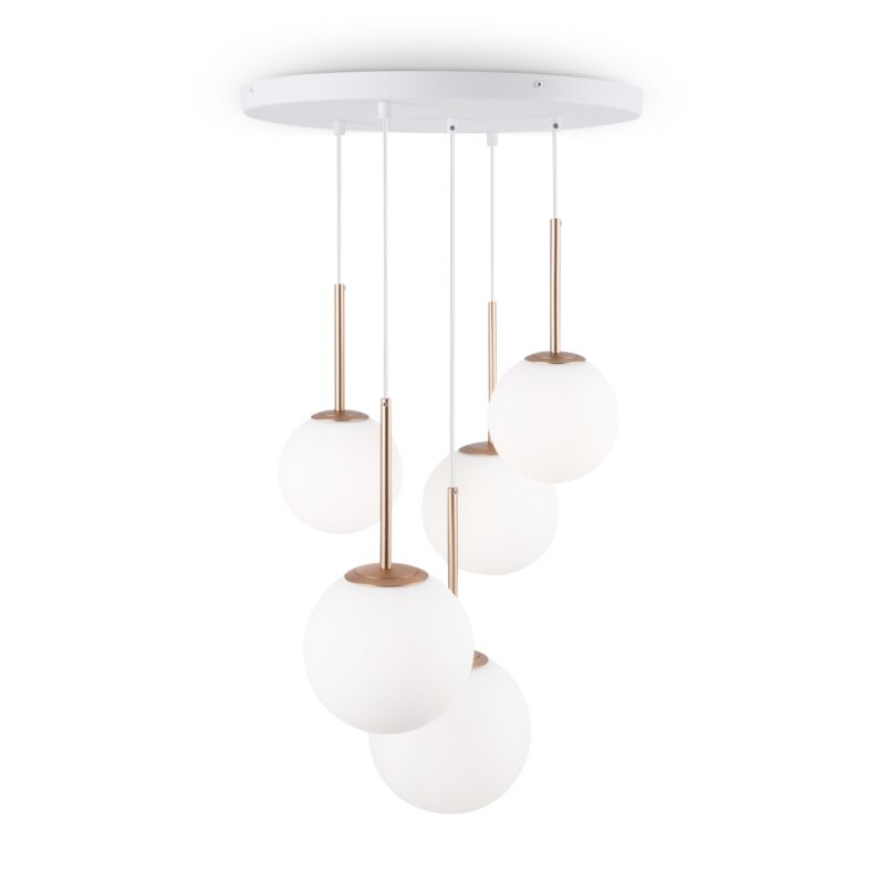 Basic form Gold Pendant luminaire , Metal Image 3