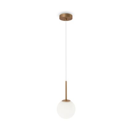 Basic form Gold Pendant luminaire , Metal