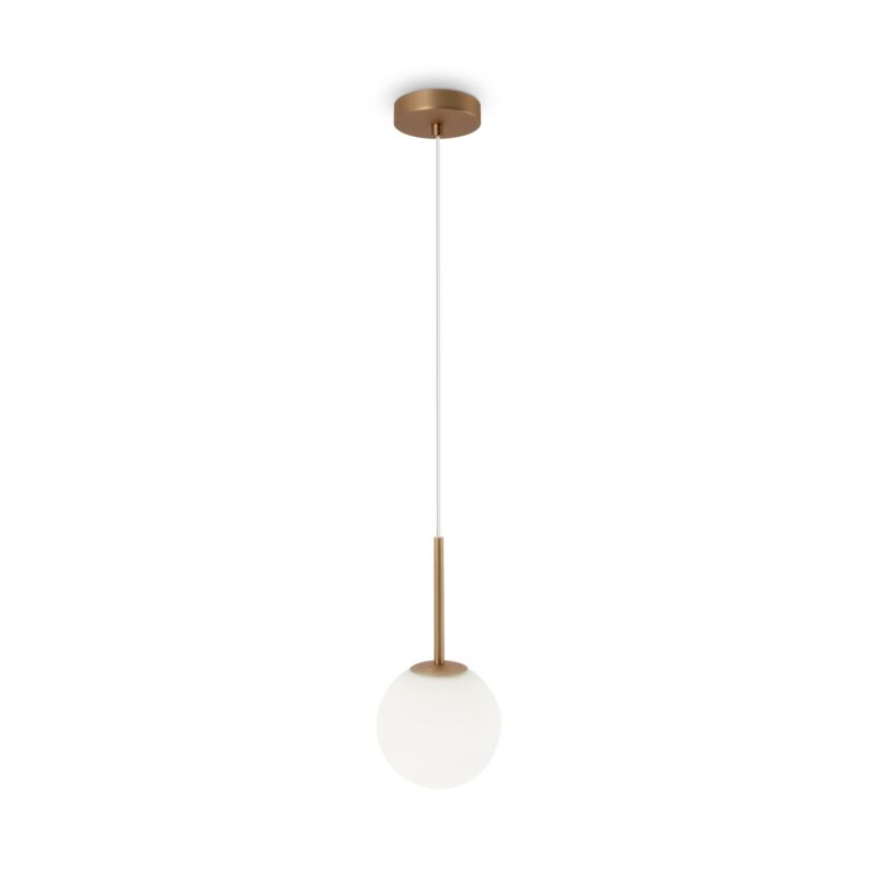 Basic form Gold Pendant luminaire , Metal