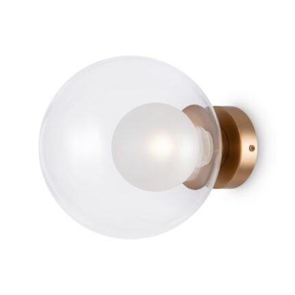 Basic form Gold Wall luminaire (Sconce), Metal