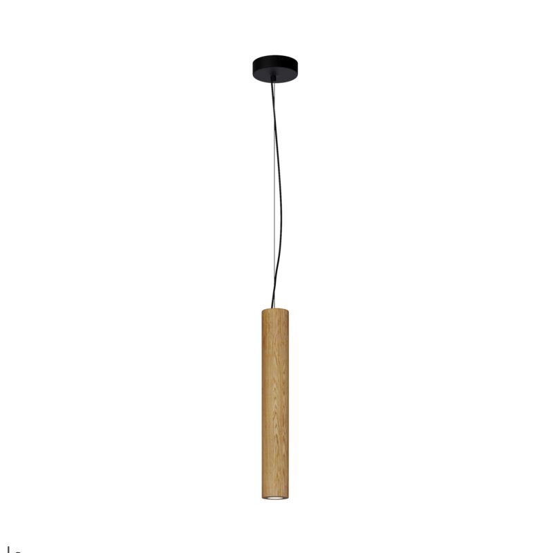 Basic Texture Wood Pendant Lamp, Colour Switchable LED, Warm White - Cool White - Image 8