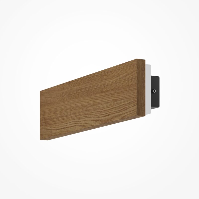 Basic Texture Rectangle Wood Wall Light, Colour Switchable LED, Warm White - Cool White - Image 3
