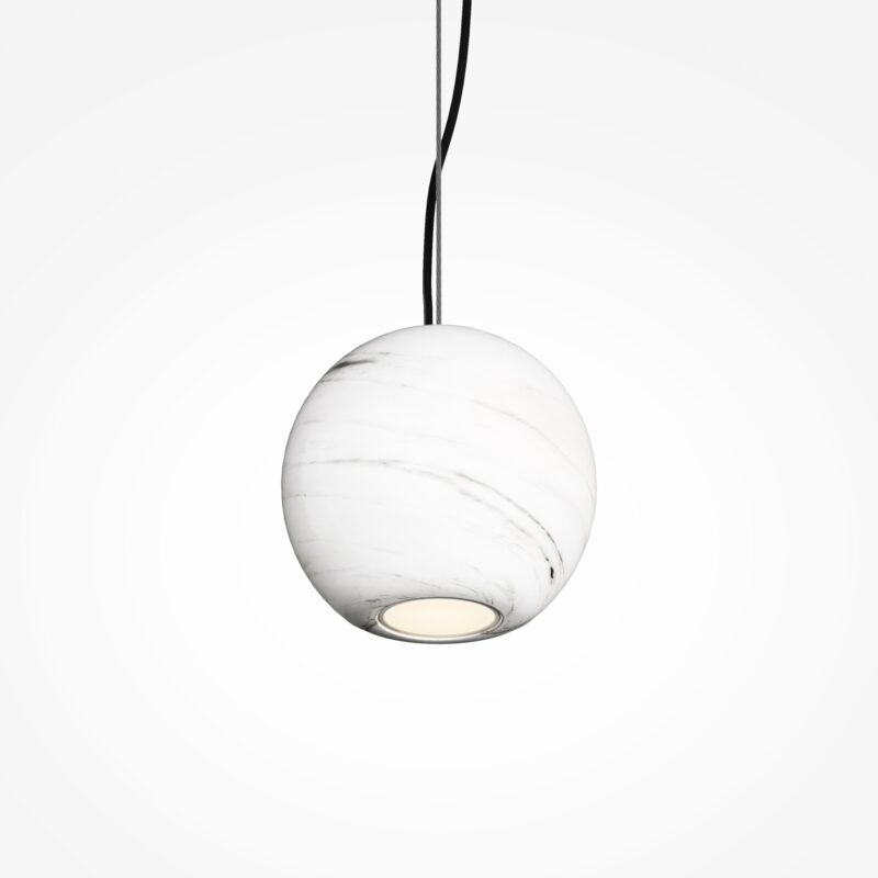 Basic Texture, White, Stone, Pendant luminaire Image 4