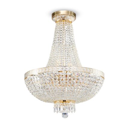 Bella Gold Chandelier, Metal