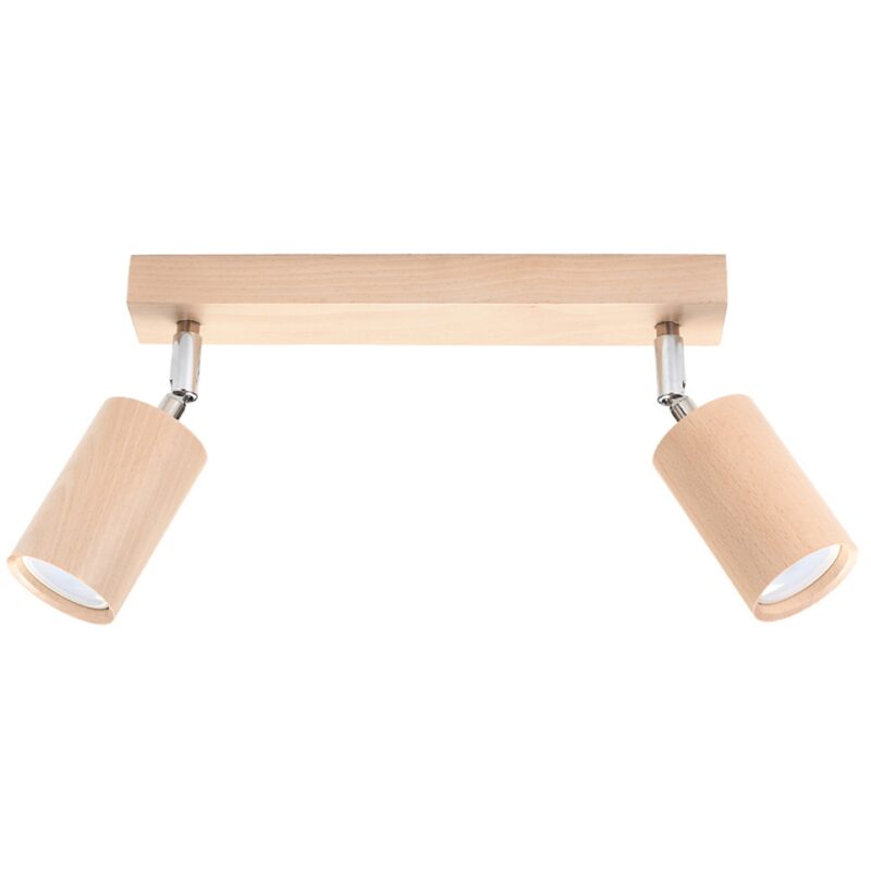 Berg Ceiling lamp 2 natural wood