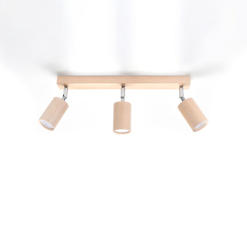 Berg Ceiling lamp 3 natural wood Image 2
