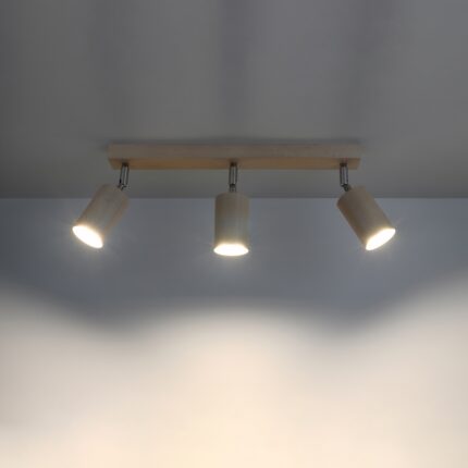 Berg Ceiling lamp 3 natural wood Image 3