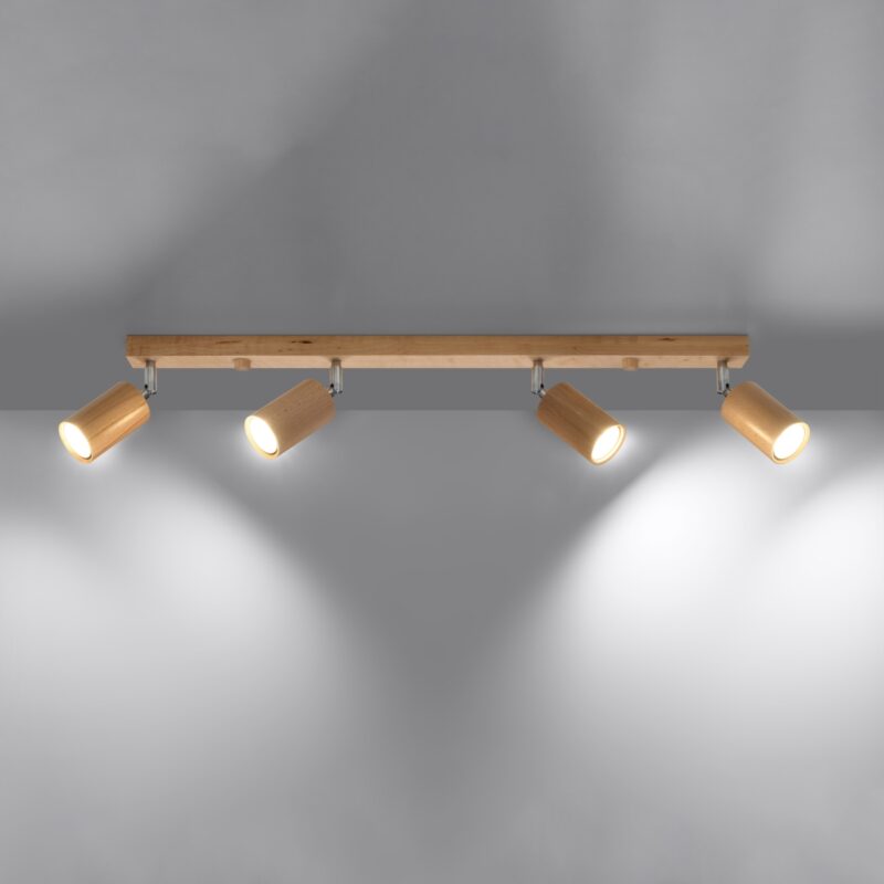 Berg Ceiling lamp 4 natural wood Image 3