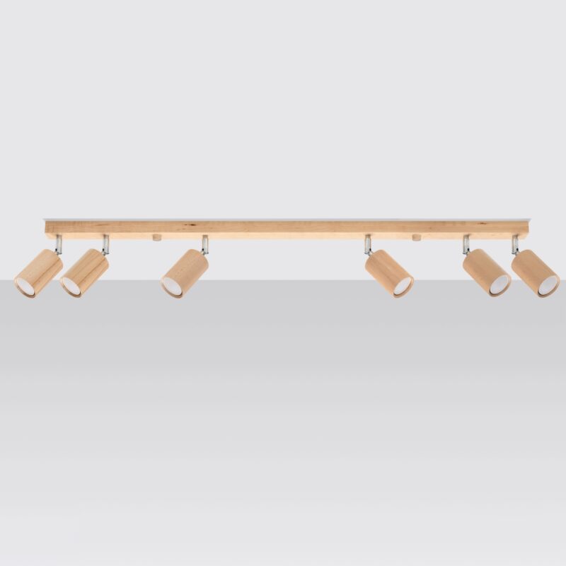 Berg Ceiling lamp 6 natural wood Image 2