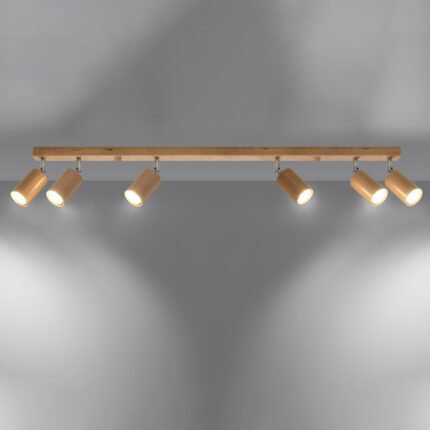 Berg Ceiling lamp 6 natural wood Image 3