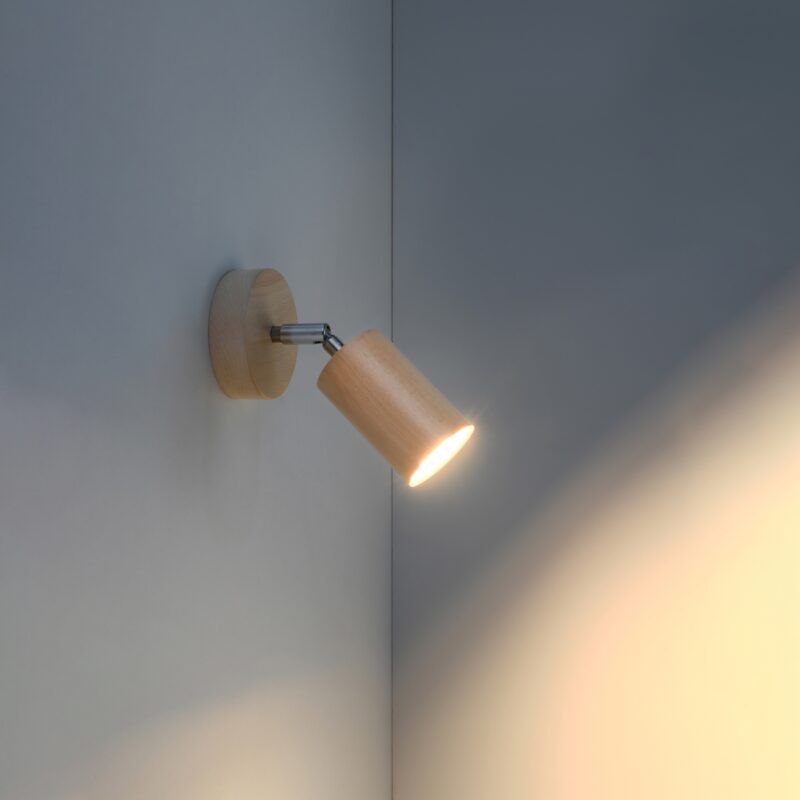Berg Wall lamp natural wood Image 3